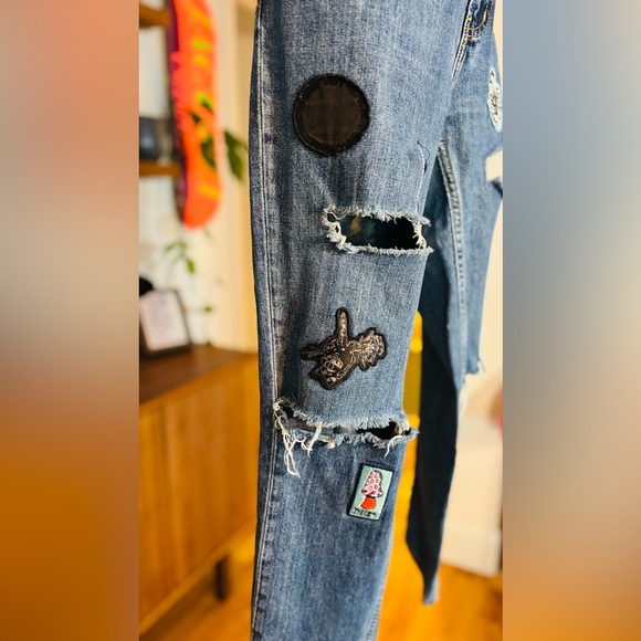 OBEY No. 89 Rare Special Edition Patchwork Jeans – The Nemesis - Picture 5 of 12